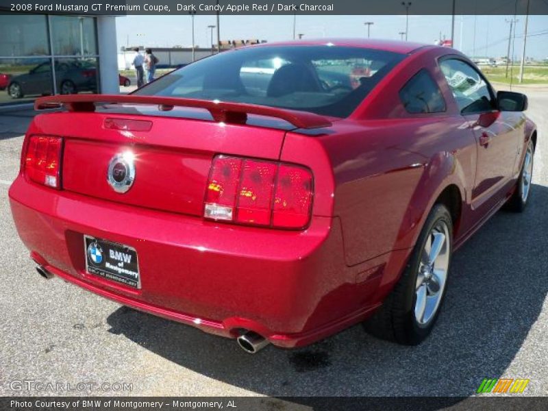 Dark Candy Apple Red / Dark Charcoal 2008 Ford Mustang GT Premium Coupe