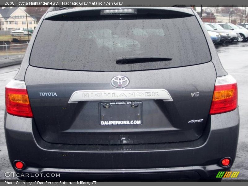 Magnetic Gray Metallic / Ash Gray 2008 Toyota Highlander 4WD