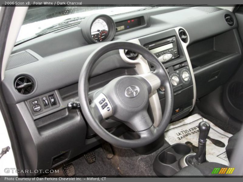 Polar White / Dark Charcoal 2006 Scion xB