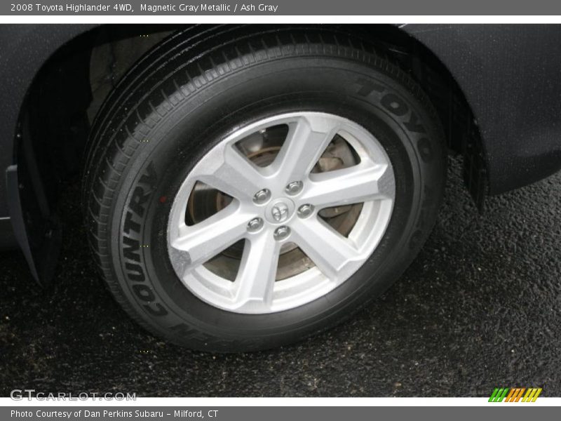 Magnetic Gray Metallic / Ash Gray 2008 Toyota Highlander 4WD