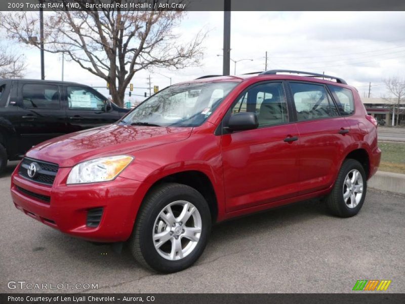 Barcelona Red Metallic / Ash Gray 2009 Toyota RAV4 4WD