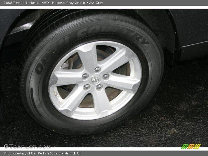 Magnetic Gray Metallic / Ash Gray 2008 Toyota Highlander 4WD