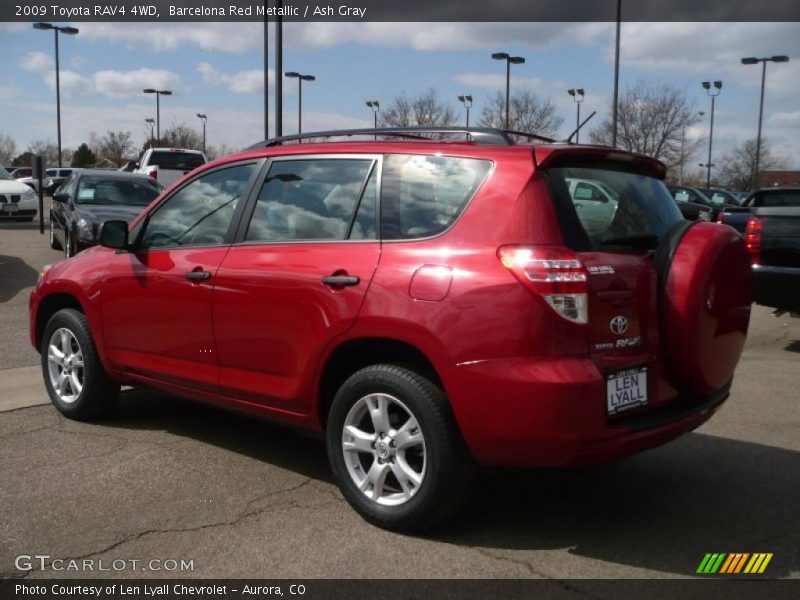Barcelona Red Metallic / Ash Gray 2009 Toyota RAV4 4WD