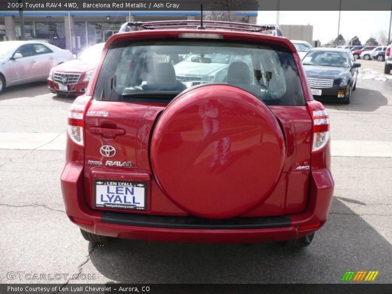 Barcelona Red Metallic / Ash Gray 2009 Toyota RAV4 4WD