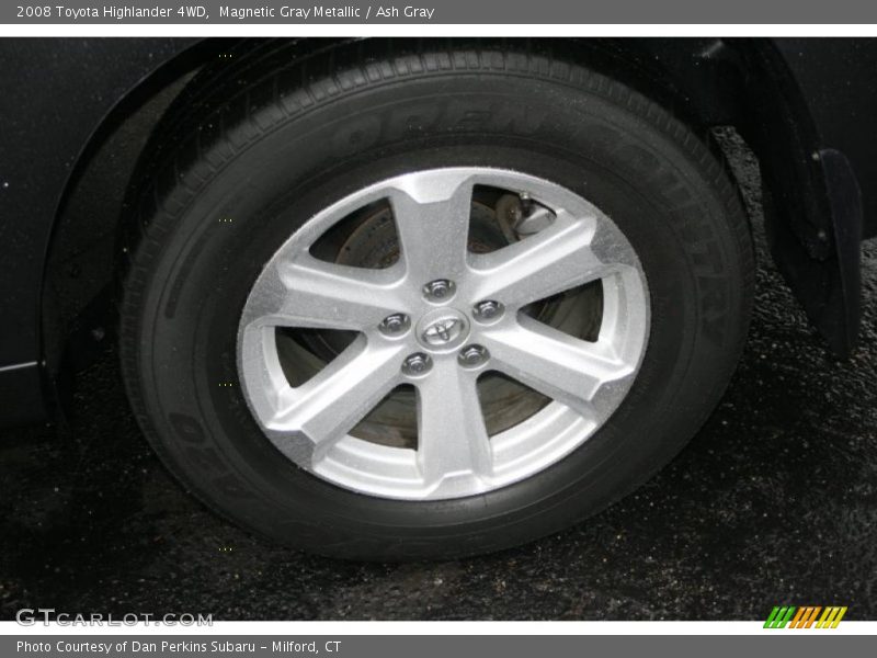Magnetic Gray Metallic / Ash Gray 2008 Toyota Highlander 4WD