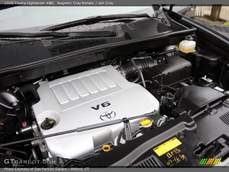 Magnetic Gray Metallic / Ash Gray 2008 Toyota Highlander 4WD