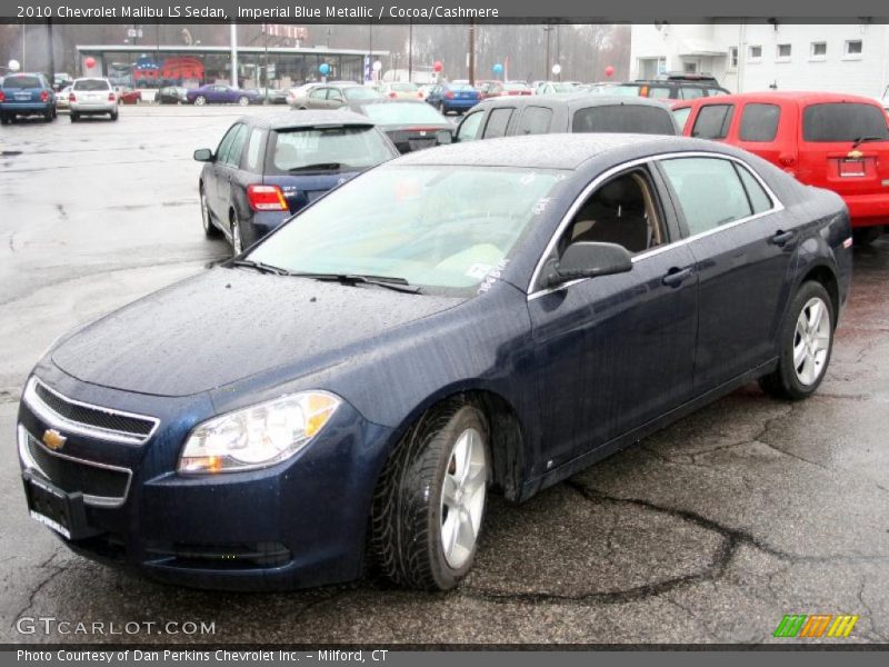 Imperial Blue Metallic / Cocoa/Cashmere 2010 Chevrolet Malibu LS Sedan