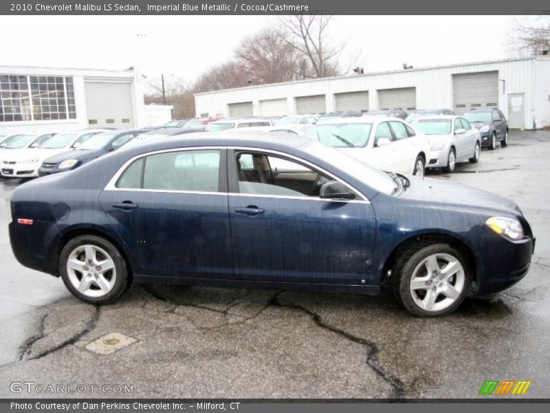 Imperial Blue Metallic / Cocoa/Cashmere 2010 Chevrolet Malibu LS Sedan