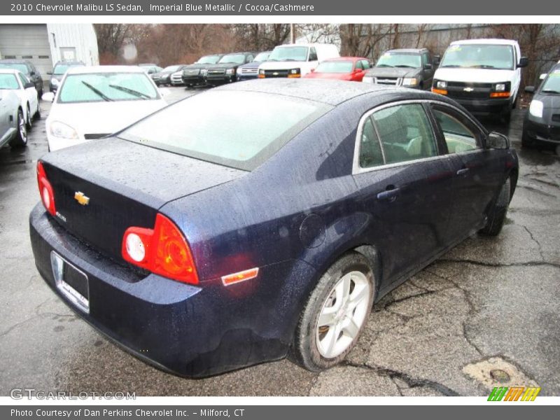 Imperial Blue Metallic / Cocoa/Cashmere 2010 Chevrolet Malibu LS Sedan