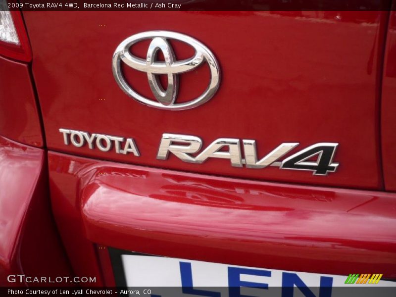 Barcelona Red Metallic / Ash Gray 2009 Toyota RAV4 4WD