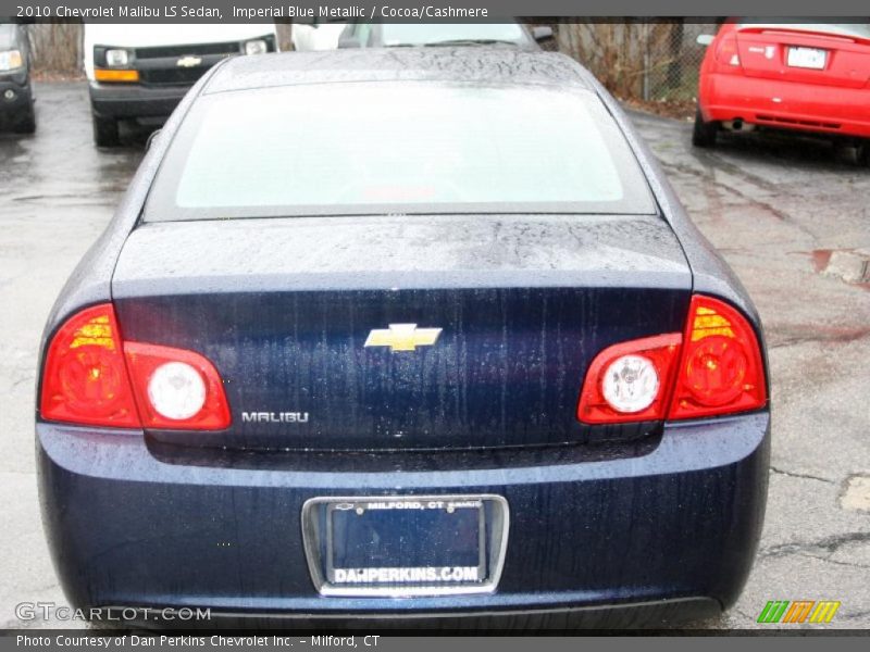 Imperial Blue Metallic / Cocoa/Cashmere 2010 Chevrolet Malibu LS Sedan