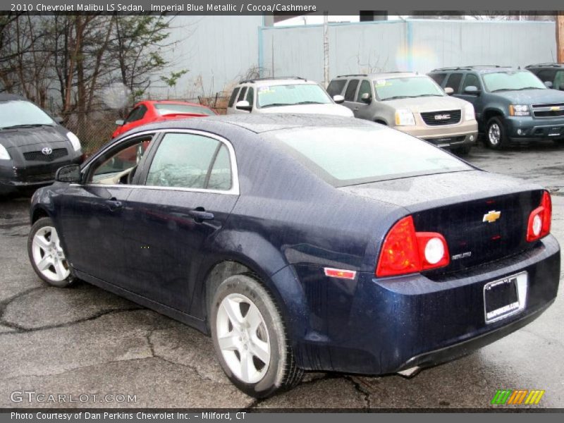 Imperial Blue Metallic / Cocoa/Cashmere 2010 Chevrolet Malibu LS Sedan