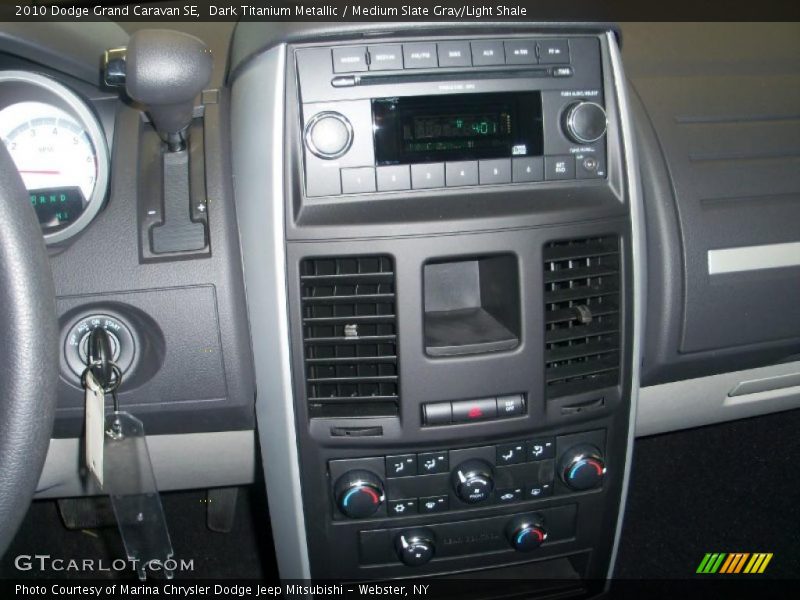 Dark Titanium Metallic / Medium Slate Gray/Light Shale 2010 Dodge Grand Caravan SE