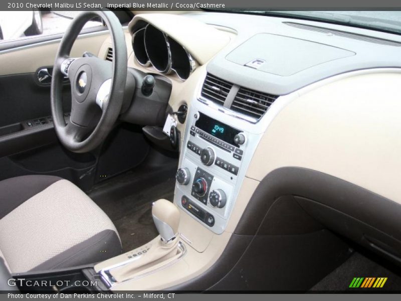 Imperial Blue Metallic / Cocoa/Cashmere 2010 Chevrolet Malibu LS Sedan