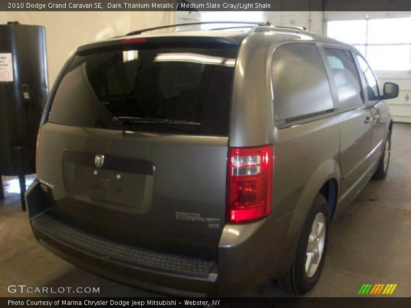 Dark Titanium Metallic / Medium Slate Gray/Light Shale 2010 Dodge Grand Caravan SE
