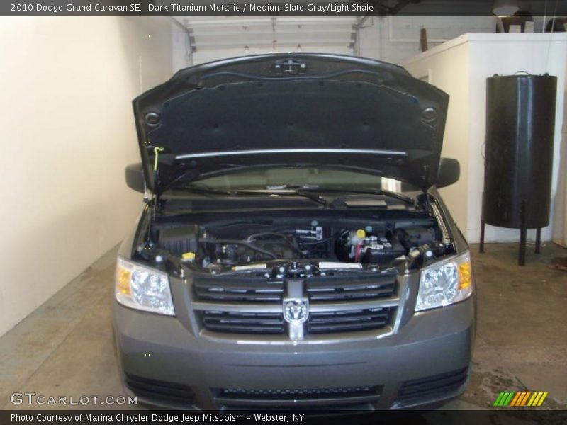 Dark Titanium Metallic / Medium Slate Gray/Light Shale 2010 Dodge Grand Caravan SE