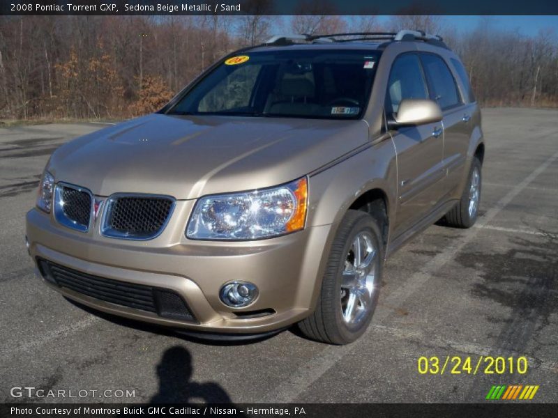 Sedona Beige Metallic / Sand 2008 Pontiac Torrent GXP