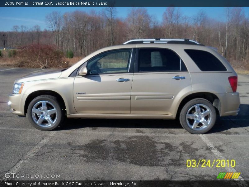 Sedona Beige Metallic / Sand 2008 Pontiac Torrent GXP