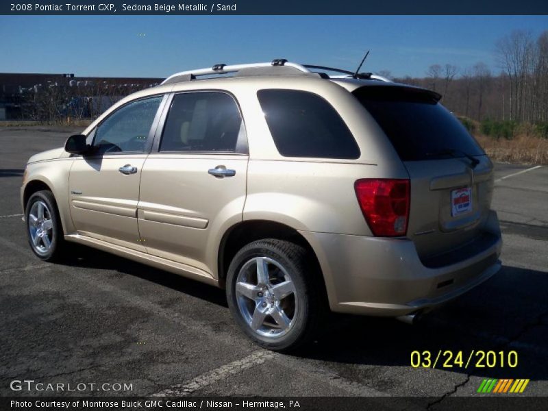 Sedona Beige Metallic / Sand 2008 Pontiac Torrent GXP