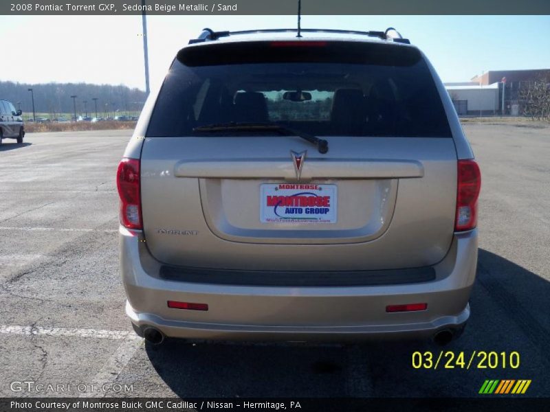 Sedona Beige Metallic / Sand 2008 Pontiac Torrent GXP