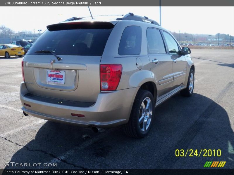 Sedona Beige Metallic / Sand 2008 Pontiac Torrent GXP
