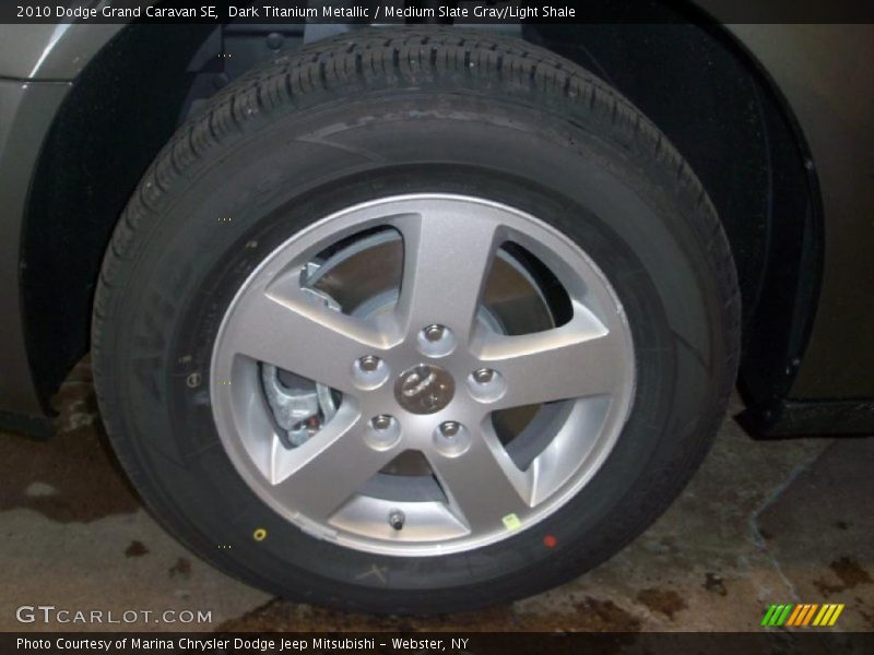 Dark Titanium Metallic / Medium Slate Gray/Light Shale 2010 Dodge Grand Caravan SE