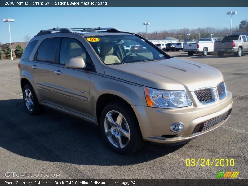 Sedona Beige Metallic / Sand 2008 Pontiac Torrent GXP