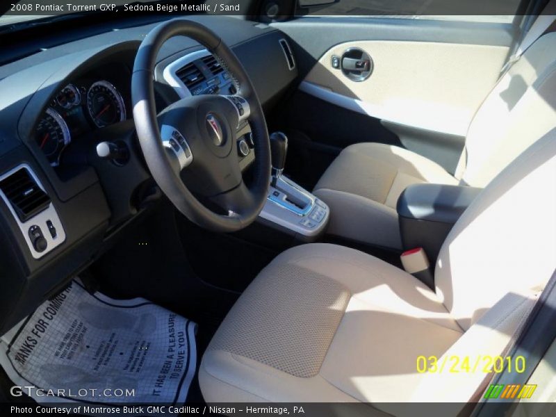 Sedona Beige Metallic / Sand 2008 Pontiac Torrent GXP