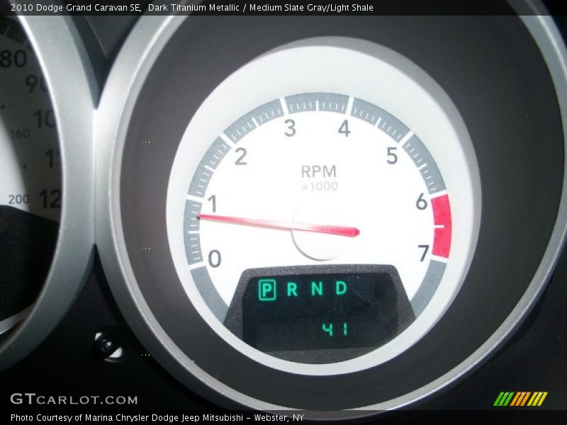 Dark Titanium Metallic / Medium Slate Gray/Light Shale 2010 Dodge Grand Caravan SE