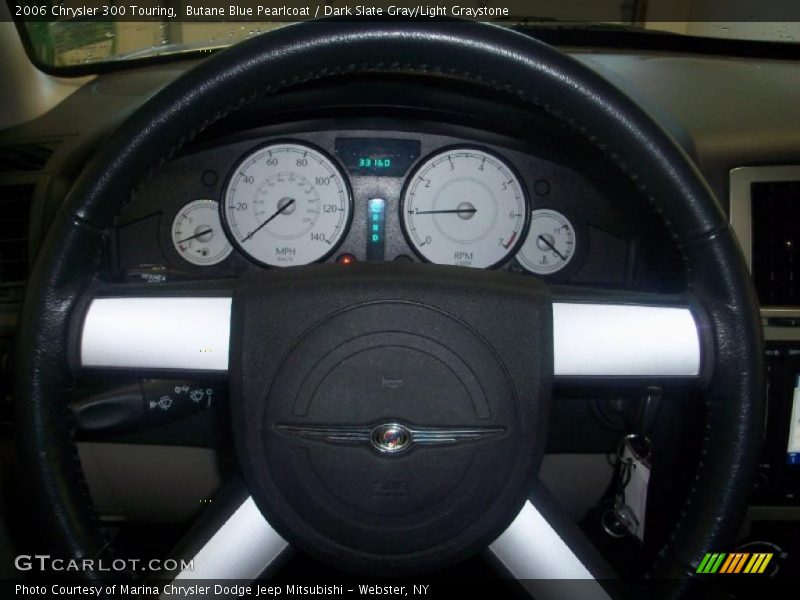 Butane Blue Pearlcoat / Dark Slate Gray/Light Graystone 2006 Chrysler 300 Touring