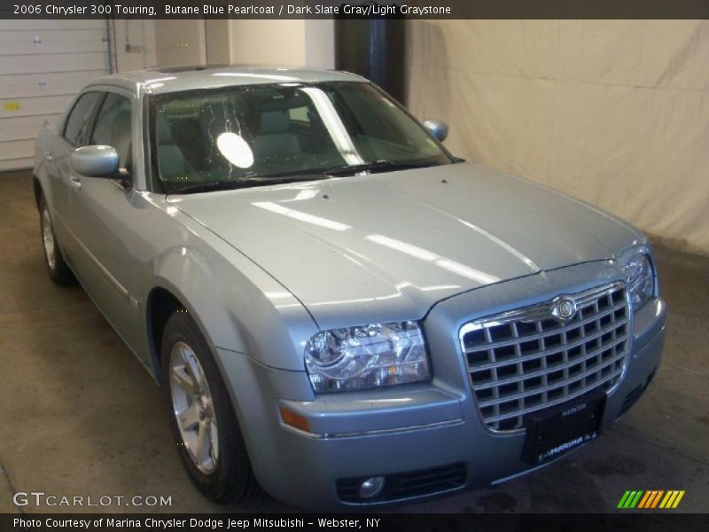 Butane Blue Pearlcoat / Dark Slate Gray/Light Graystone 2006 Chrysler 300 Touring
