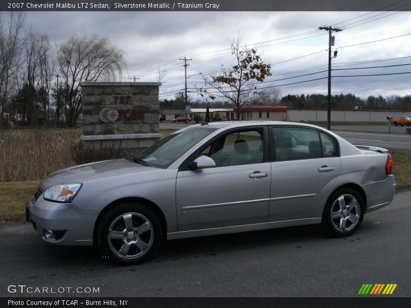 Silverstone Metallic / Titanium Gray 2007 Chevrolet Malibu LTZ Sedan