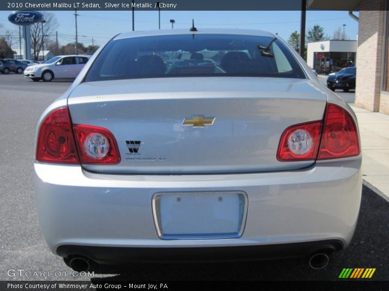 Silver Ice Metallic / Ebony 2010 Chevrolet Malibu LT Sedan