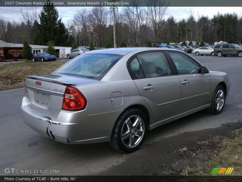 Silverstone Metallic / Titanium Gray 2007 Chevrolet Malibu LTZ Sedan