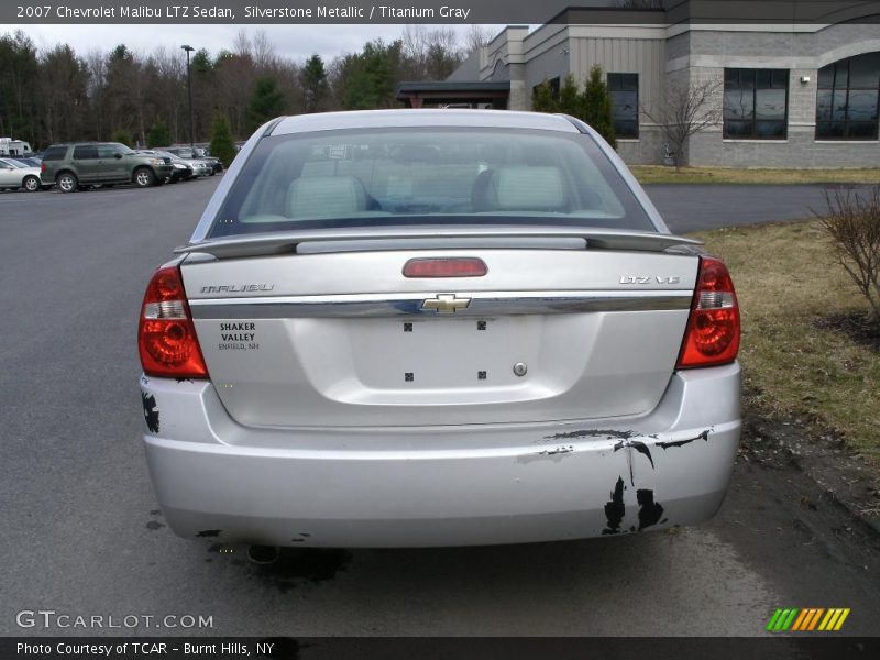 Silverstone Metallic / Titanium Gray 2007 Chevrolet Malibu LTZ Sedan
