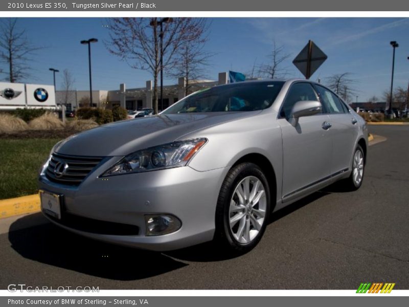 Tungsten Silver Pearl / Black 2010 Lexus ES 350
