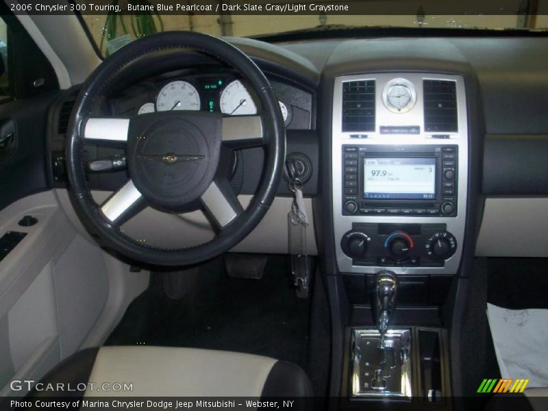 Butane Blue Pearlcoat / Dark Slate Gray/Light Graystone 2006 Chrysler 300 Touring