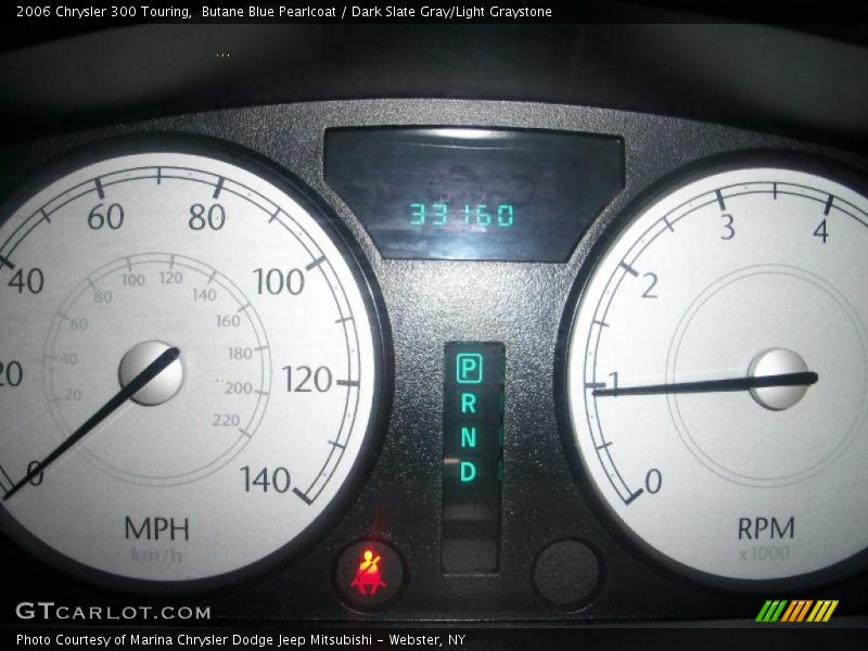 Butane Blue Pearlcoat / Dark Slate Gray/Light Graystone 2006 Chrysler 300 Touring