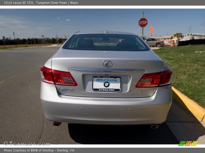 Tungsten Silver Pearl / Black 2010 Lexus ES 350