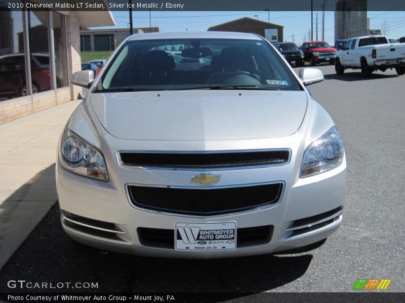 Silver Ice Metallic / Ebony 2010 Chevrolet Malibu LT Sedan