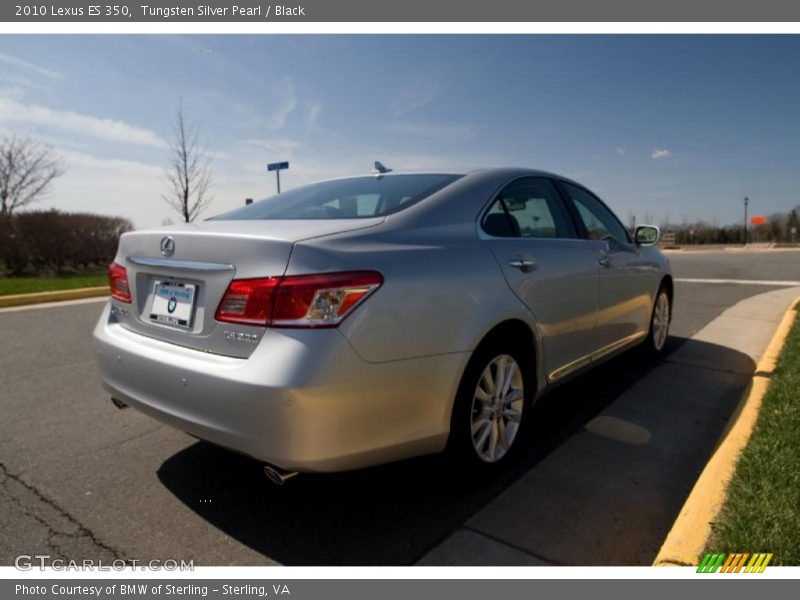 Tungsten Silver Pearl / Black 2010 Lexus ES 350