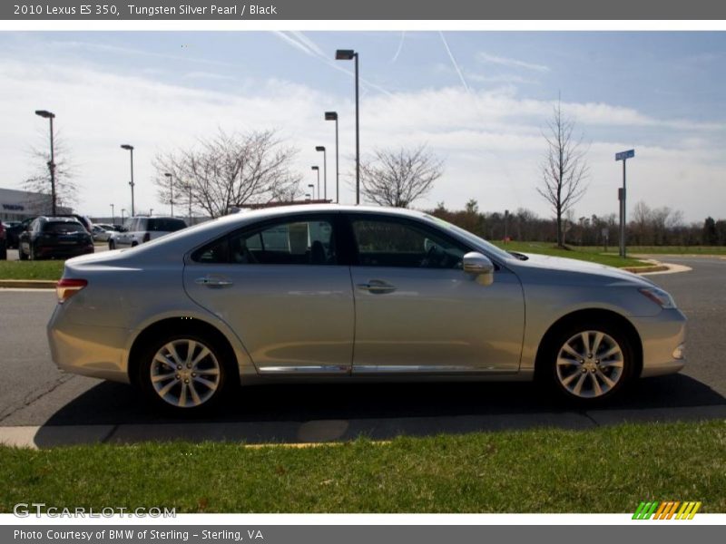 Tungsten Silver Pearl / Black 2010 Lexus ES 350