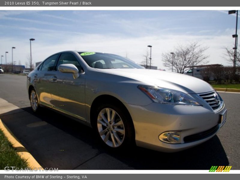 Tungsten Silver Pearl / Black 2010 Lexus ES 350