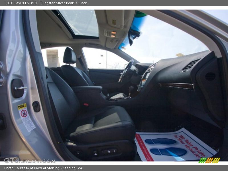 Tungsten Silver Pearl / Black 2010 Lexus ES 350