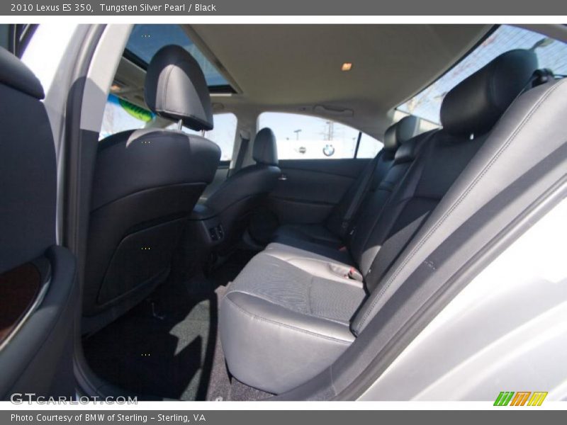 Tungsten Silver Pearl / Black 2010 Lexus ES 350