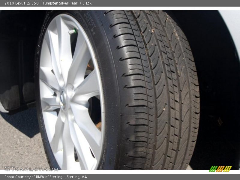 Tungsten Silver Pearl / Black 2010 Lexus ES 350