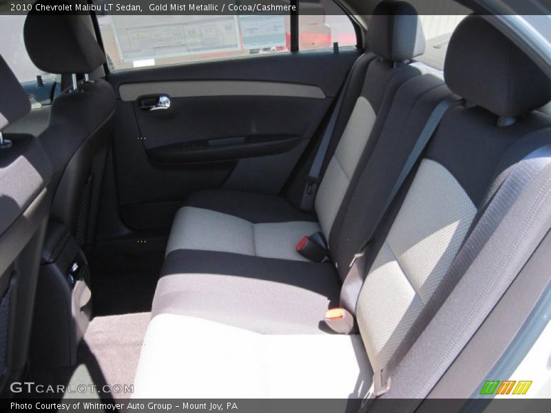 Gold Mist Metallic / Cocoa/Cashmere 2010 Chevrolet Malibu LT Sedan
