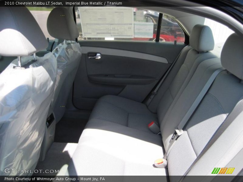 Imperial Blue Metallic / Titanium 2010 Chevrolet Malibu LT Sedan