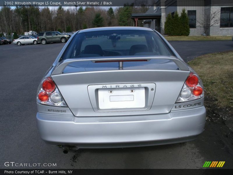Munich Silver Metallic / Black 2002 Mitsubishi Mirage LS Coupe