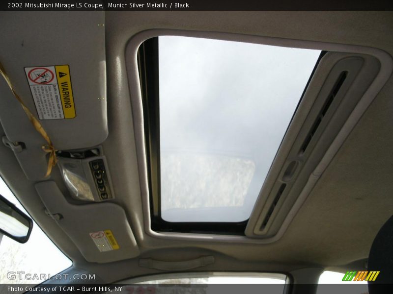Munich Silver Metallic / Black 2002 Mitsubishi Mirage LS Coupe